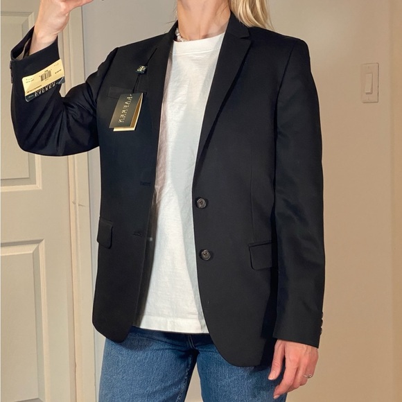 Lauren Ralph Lauren Black Blazer - Size 16R - Picture 3 of 14